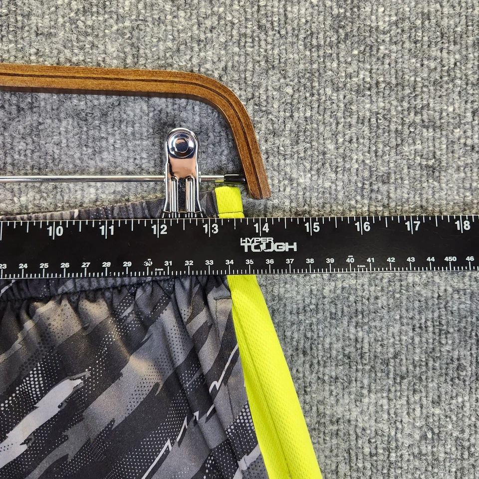 Pantalones Cortos Adidas Juveniles Talla XL 18/20 Gris Negro Diseño Marcas Garra Cintura Elástica Foto 3 de 4