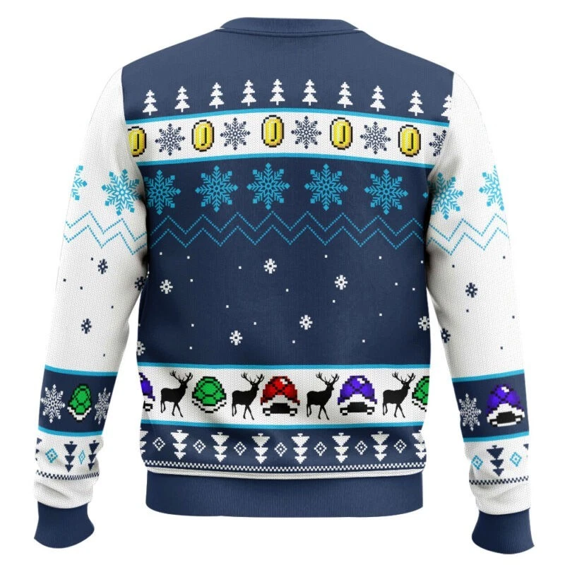 Mario Kart Racing Ugly Christmas Sweater 2025
