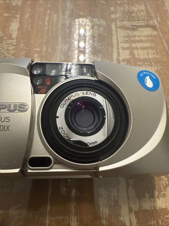 Câmera de Filme Olympus Infinity Stylus Zoom 140 DLX com Lente 38-140mm Testada Funciona - Imagem 3 de 4