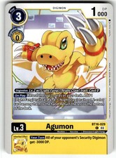 Agumon - BT17-029 BT17-029 C Common Secret Crisis Digimon Near Mint