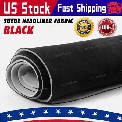 Headliner Fabric Foam Backed Suede Match Car Roof Liner Sag Upholstery 80''x60''