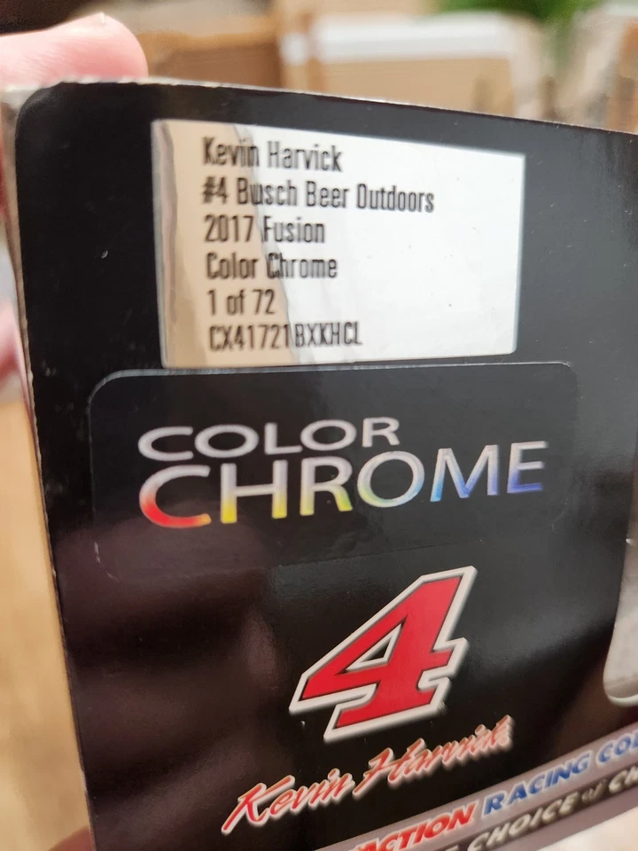 Kevin Harvick#4  Busch Outdoors 2017 Color Chrome 1/24. 1 Of 72 - Image 3 of 3