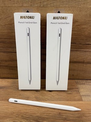 Hatoku Stylus Pen Wireless Charging Pencil for iPad 1st/2nd Gen Lot of 2