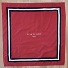 FEAR OF GOD Jeans 5th Collection silk/cotton Bandana red/black/white — photo 1