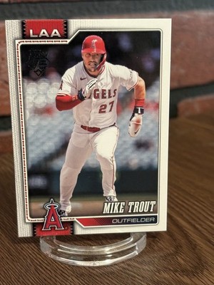 Topps 2026 Series 1 Mike Trout #350 Image Variation SSP!