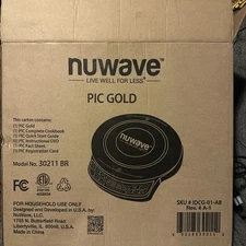 NuWave 30211 BR Gold Induction Cooktop Burner. New/open box. Free shipping