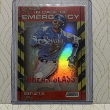 Topps 2025 Stadium Club In Case of Emergency Insert Bobby Witt Jr. ICE-1 Royals