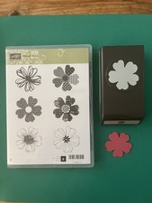 Stampin Up Stempelset Flower Shop mit Handstanze / Punch