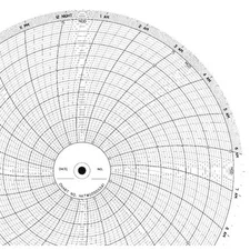GRAPHIC CONTROLS CLH HKTW0050S341 Chart, 10 In, 0 to 15, 1 Day, PK100