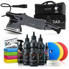 Exzenter Poliermaschine chemicalworkz DA9 Pro Max mit ADBL Politurset 14-tlg.