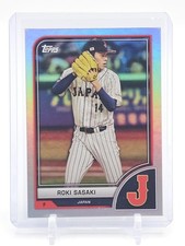ROKI SASAKI 2023 TOPPS WORLD BASEBALL CLASSIC RAINBOW FOIL #21 JAPAN Q6785