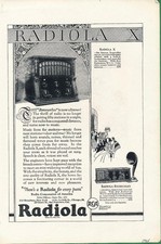 Magazine Ad - 1925 - Radiola X