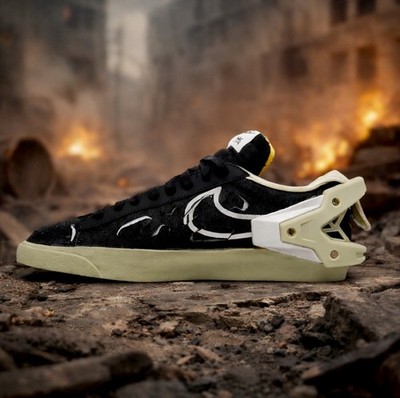 Nike Blazer Low x ACRONYM Black Olive Aura DO9373-001 Men s Size 8 Tactical