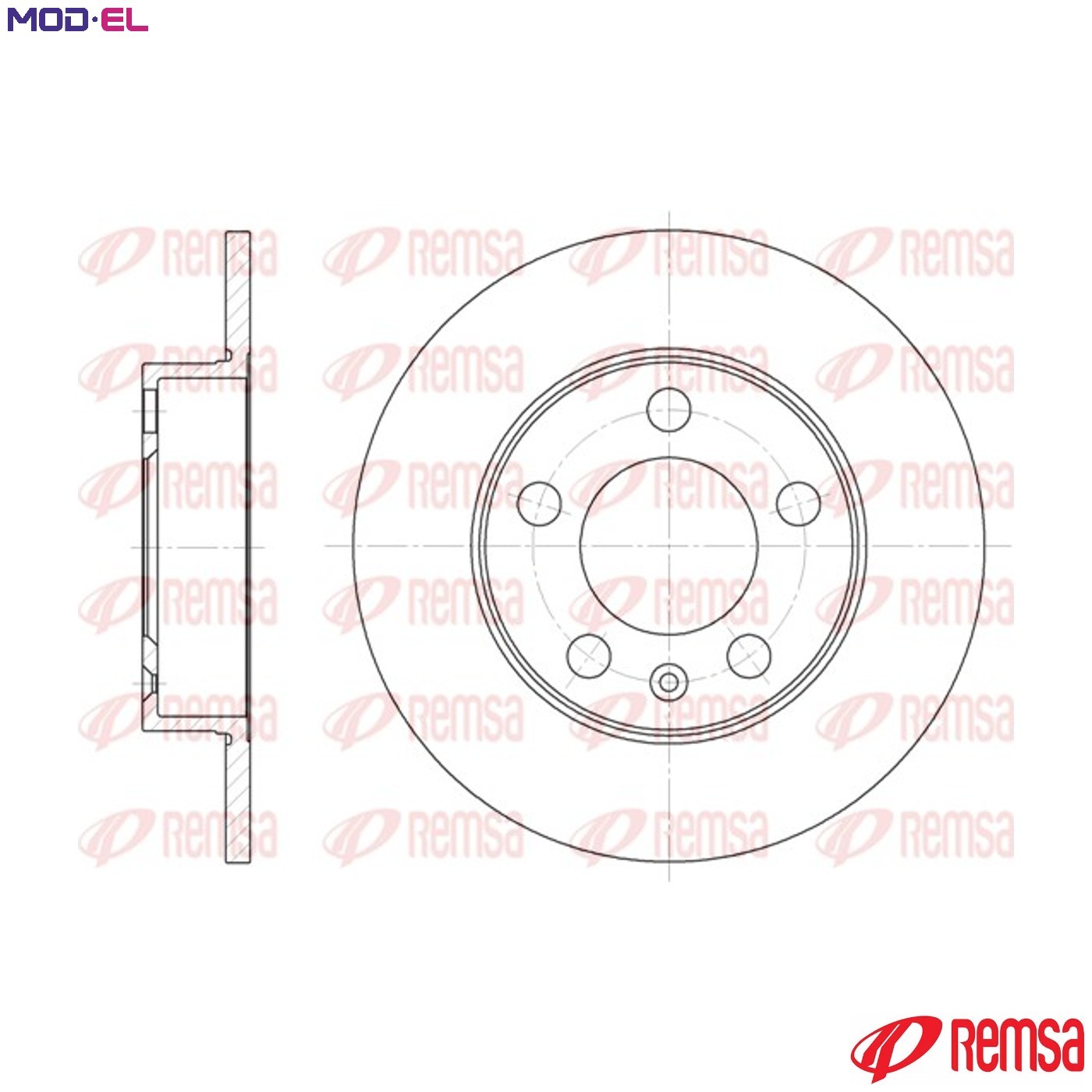 2x BRAKE DISC 6547.00 FOR VW NEW/BEETLE GOLF/IV/Mk AEG/BER 2.0L AUM/AQA 1.8L