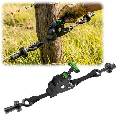 Fence Wire Stretcher Tool, Heavy Duty Barbed Wire Fence Stretcher, Dual-Mode Ret