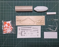 Estes Mini Shuttle #1391 Clone Kit From Bad Boy Rocketry 9" long "C" Motor mount