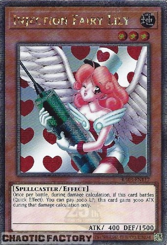 YUGIOH RA03-EN117 Injection Fairy Lily Quarter Century Secret Rare 1st Edition N - Bild 1 von 1