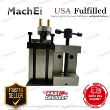 MachEl High Precision Mini Vertical Slide Tool Post with 50mm Steel Vice
