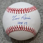TIM RAINES "HOF 17" Signed MLB Baseball + JSA witness QR code COA W830