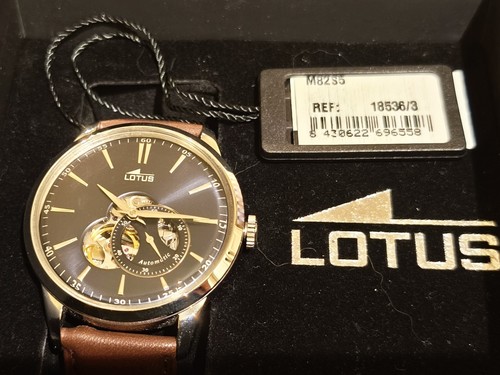 Lotus Automatic Watch - Open Heart With Exhibition Case Back - Ref 18536/3 - Picture 12 of 18