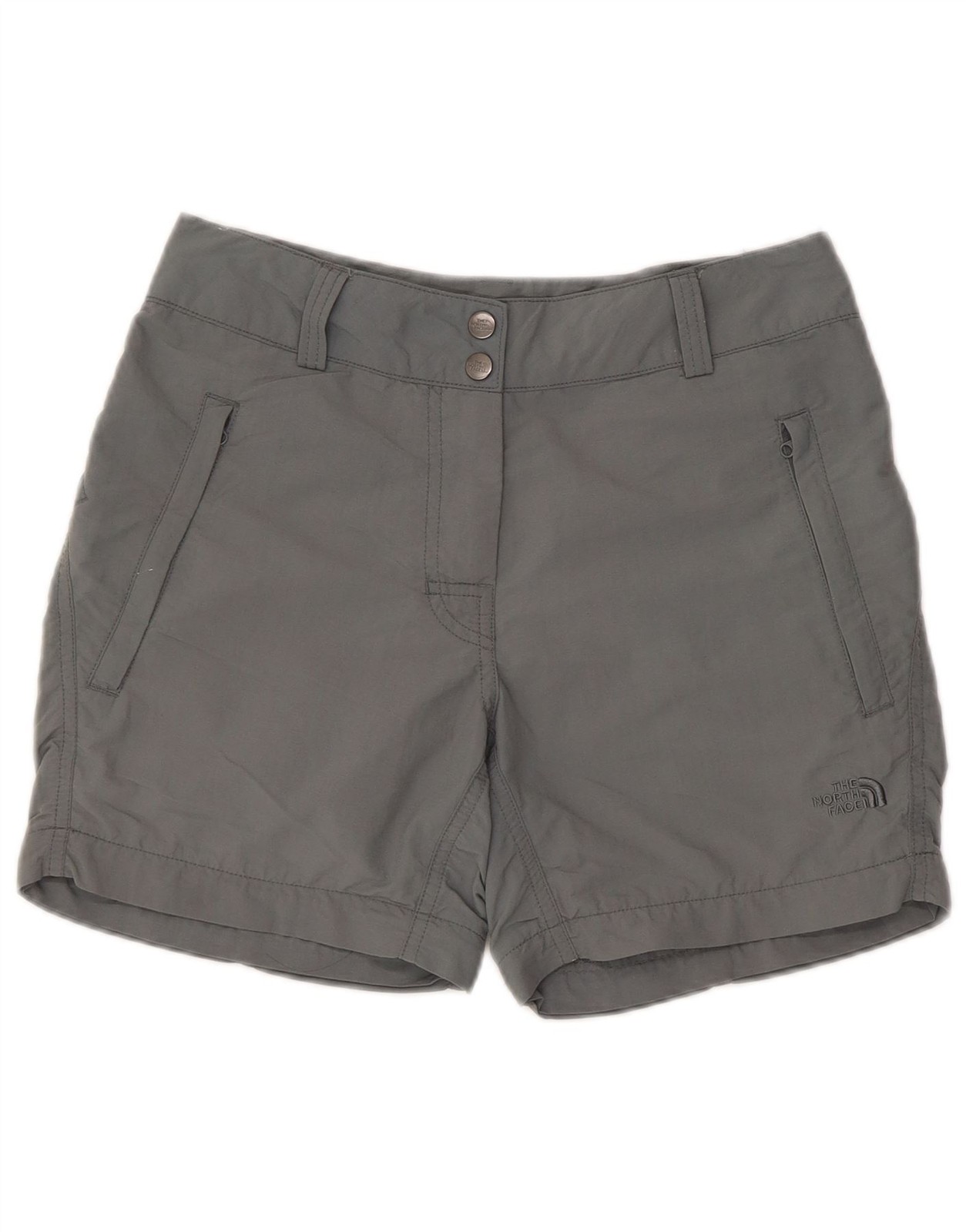 The North Face Womens Chino Shorts US 4 Small W30  Grey Nylon CH09
