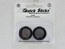 QUICKSLICKS CA90XF SILICONE TIRES FOR CARRERA CORVETTE C6R,FERRARI 1/24 SLOT CAR