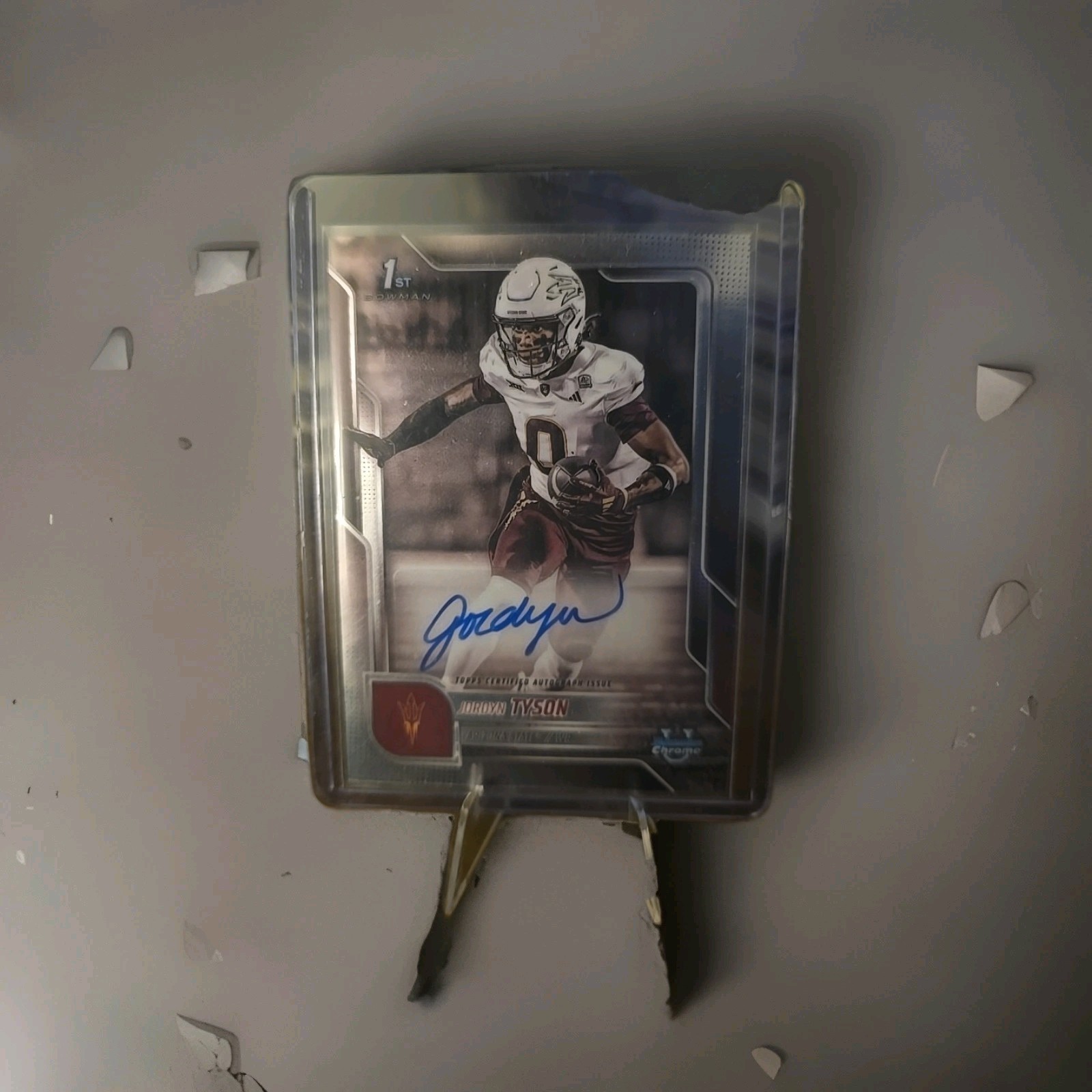 2025 Bowman University Chrome - Chrome Prospect Autographs Jordyn Tyson #BCA-JTY