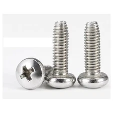 304 Stainless Steel Triangular Tooth Pan Head Cross Screw GB6560 M3 M4 M5 M6
