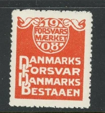 Defend The Brand 1908 Denmark Defense Reklamemarke Poster Stamp