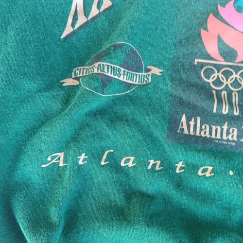 Vintage 1996 Atlanta Olympic Games Forest Green Sweatshirt Men’s Size L Crewneck - Bild 5 von 20