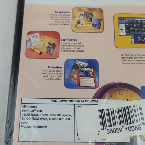 Sierra Home Hallmark Card Studio Express & Print Artist Platinum Softwares 2000 - Picture 10 of 14