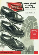 Advertising 520 1954 Clerget Men's Flexogris Shoes