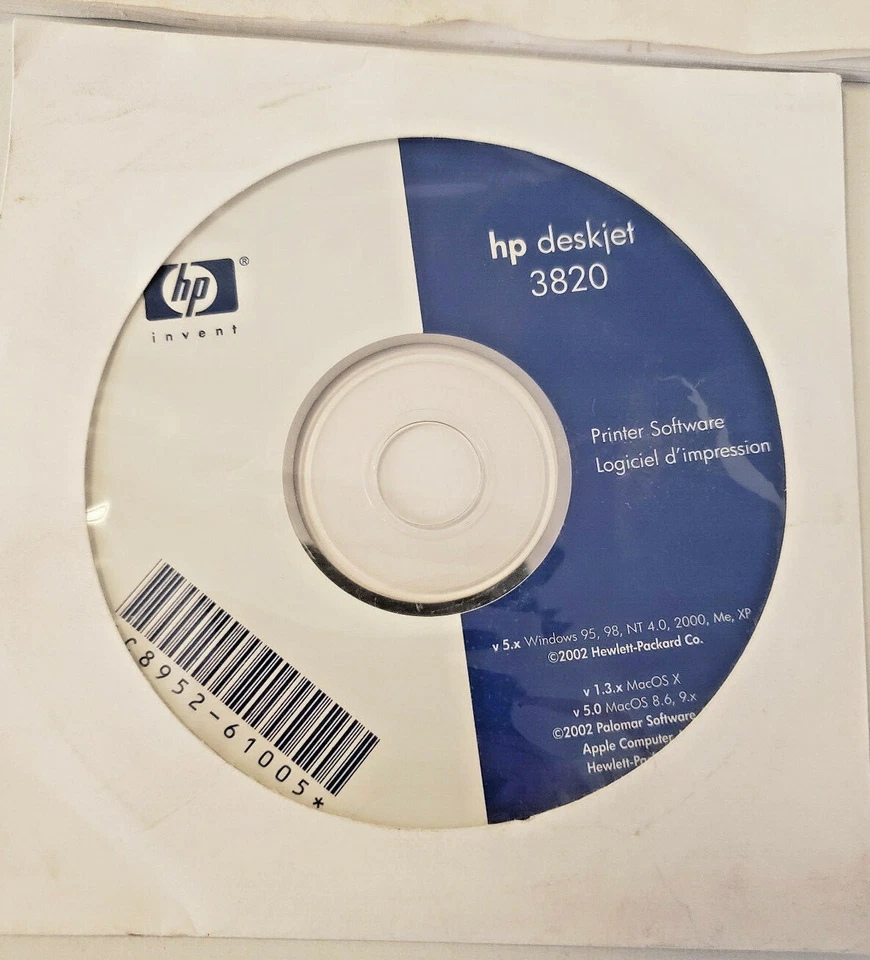 HP DeskJet 3820 Series Reference Guide with CD C8952-90009 - Image 2 of 4