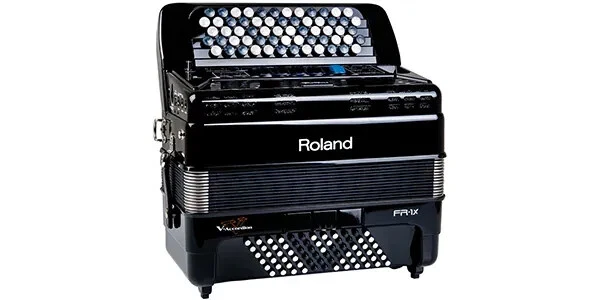 Roland FR-1XB BK Black V-Accordion Button Keyboard Built-in Amp Speaker New - Image 2 of 2