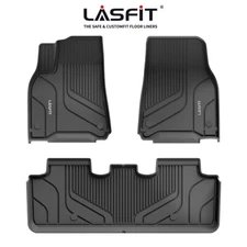 Floor Mats Set for 2020-2025 Tesla Model Y All Weather TPE Liners Waterproof