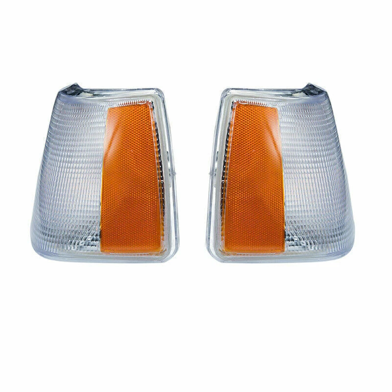 Corner Side Marker Turn Signal Parking Light Housing Pair Fits Volvo 960 740 940 - Imagem 3 de 4