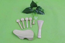 Yinfente 4/4 Violin Tailpiece Peg Chin rest End Pin Maple Baroque Violin Part