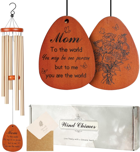 Gifts for Mom, Gifts Wind Chimes from Daughter Son, Birthday Gifts for Mom & Mot