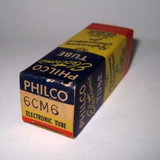 PHILCO  6CM6 - Radio Vacuum Tube - Original Box - New Old Stock