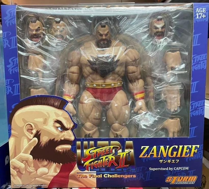 Storm Collectibles Ultimate Street Fighter II The Final Challenger Zangief  Action Figure tan