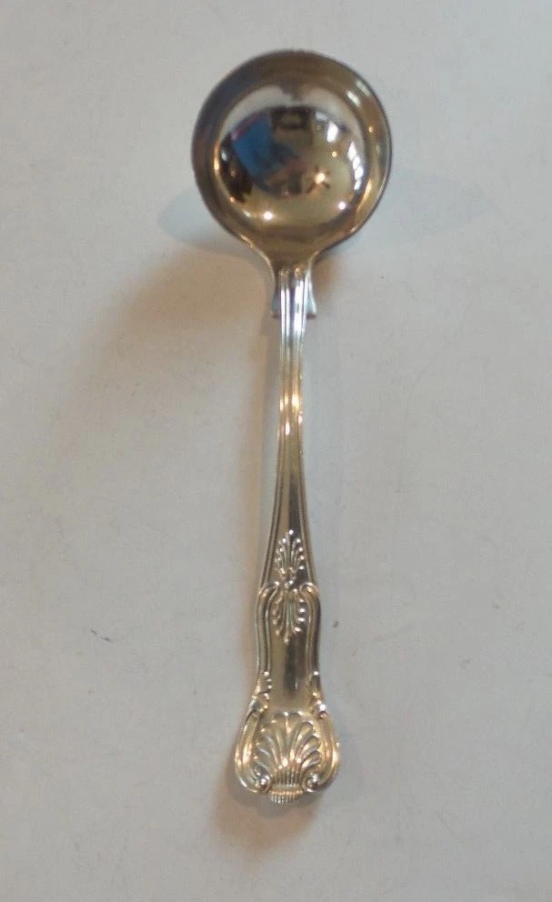 English Sheffield Sterling Silver Sauce Gravy Ladle, GEORGE HAPE, 100 grams