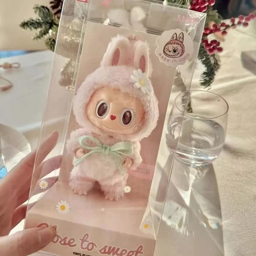 POP MART Labubu Mokoko V1 Close To Sweet Plush Doll Keychain New - Picture 2 of 6
