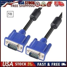 EKYLIN VGA to VGA Cable, 1.5m/5Feet VGA Male to Male Video Extension Cable VGA