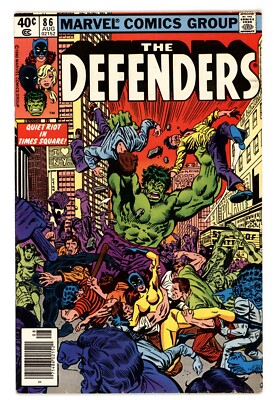 Defenders #86 VF- 7.5 1980 Newsstand Edition Rich Buckler Cover