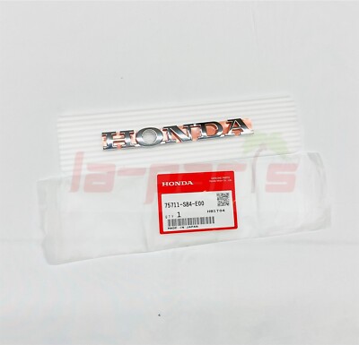 Oem Genuine Honda Acura Integra Type R Dc2 Db8 Rear Emblem Jdm 75711-S