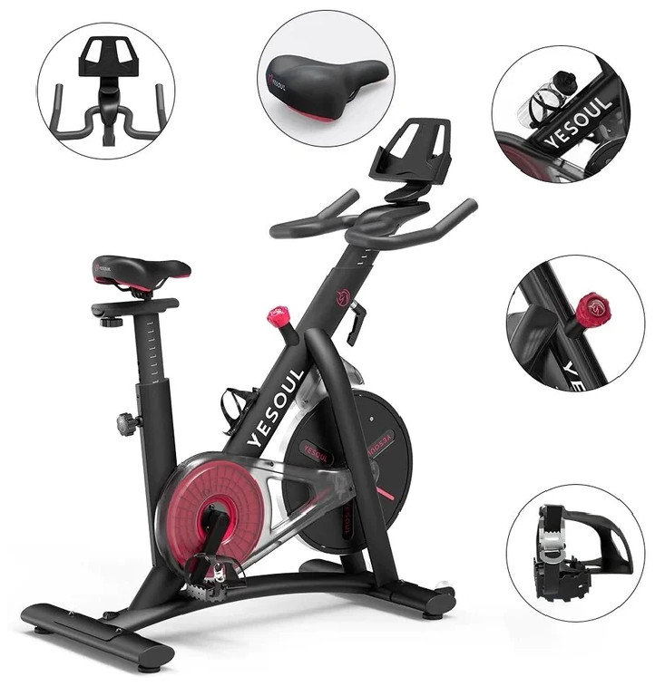 Bicicleta de Ejercicio Fitness Bicicleta Hogar Bicicleta Entrenador de Entrenamiento Portátil Yesoul Gimnasio Interior