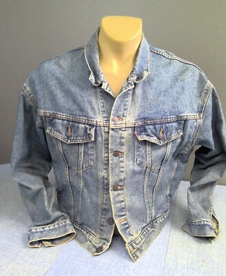 ジャケット・アウター Levi's denim jacket 70598 Vintage Levi's 70598 Jean Denim Trucker Jacket Long Sleeve Men's
