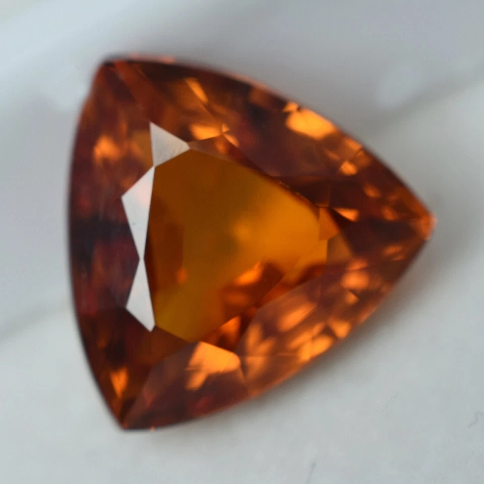 NARANJA ÓPALO DE FUEGO MEXICANO 12-14 CT CERTIFICADO BILLÓN NATURAL CORTE PIEDRA PRECIOSA SUELTA Foto 3 de 4