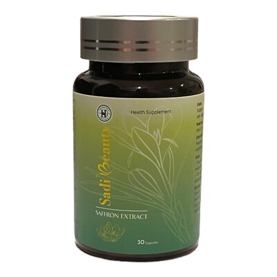 100% Organic Sadi Beauty Saffron Extract w/L-Glutathione 200mg Melasma Capsule