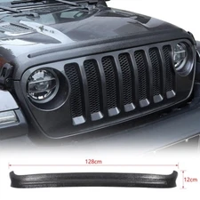 Hood Stone Guard Bezel Deflector Sand Bug Shield For Jeep Wrangler JL JLU JT 18+